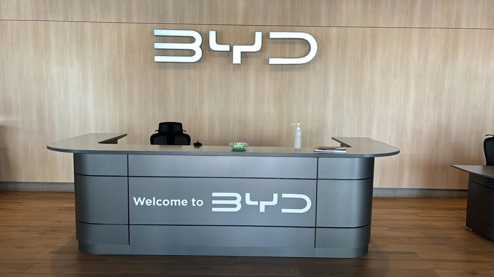 project at BYD Car Showroom
